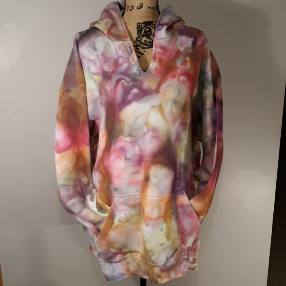 Ice Dyed Hooded Sweatshirt 3X